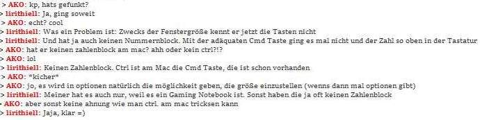 Mitschnitt aus dem Tarock-Chat