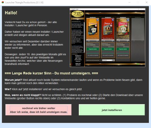 Der Weg zum nuen Launcher